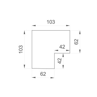 TR3041-AL Угол профиля SMART для натяжного потолка-foto3