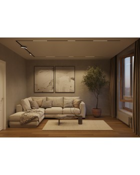 DK8001-BK Линейный светильник SMART LENS 9W DIM 3000K-6000K черный-foto3