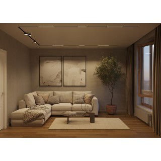 DK8001-BK Линейный светильник SMART LENS 9W DIM 3000K-6000K черный-foto3