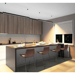 DK9123-BK Линейный светильник 30W 1250mm 3000K, черный-foto13