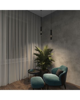 DK4045-BK Подвесной светильник, с декоративным вырезом, IP 20, до 15 Вт, LED, GU10, черный, алюминий-foto6