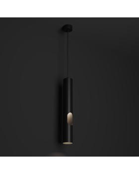 DK4045-BK Подвесной светильник, с декоративным вырезом, IP 20, до 15 Вт, LED, GU10, черный, алюминий-foto3