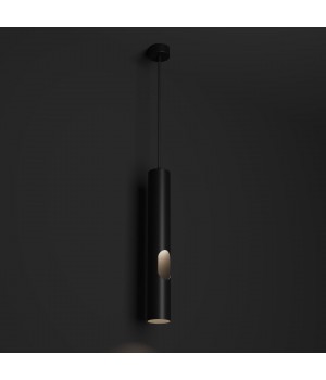 DK4045-BK Подвесной светильник, с декоративным вырезом, IP 20, до 15 Вт, LED, GU10, черный, алюминий-foto3