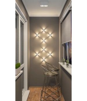 DK3035-WH Светильник накладной IP 20, 10 Вт, GU5.3, LED, белый, пластик-foto3