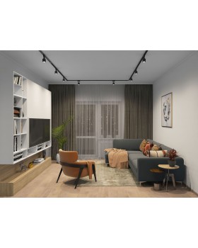 TR1001-BK Шинопровод однофазный, 1 м, черный, заглушки в комплекте-foto8