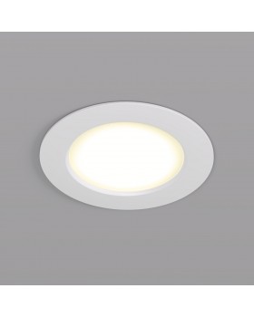 DK3046-WH Встраиваемый светильник, IP 20, 5Вт, LED, белый, пластик