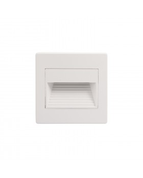 DK3050-WH Светильник встраиваемый в стену, IP 20, LED 3000, 1 Вт, белый, пластик-foto8