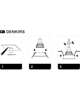DK3021-WH Встраиваемый светильник, IP 20, 10 Вт, GU5.3, LED, белый, пластик-foto14