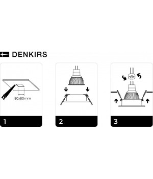 DK3021-WH Встраиваемый светильник, IP 20, 10 Вт, GU5.3, LED, белый, пластик-foto14