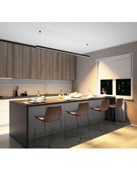 DK9203-BK Линейный светильник 52W 2000mm 3000K, черный-foto9