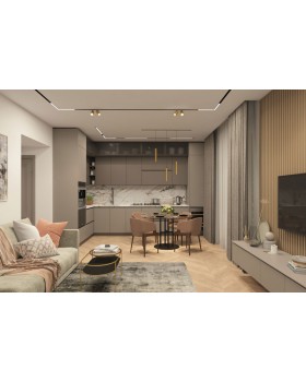 DK8012-BG Акцентный светильник SMART SPOT DOUBLE 2x9W DIM 3000K-6000K, матовое золото с черным-foto5