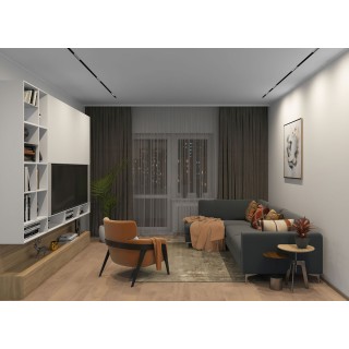 DK8001-BK Линейный светильник SMART LENS 9W DIM 3000K-6000K черный-foto7