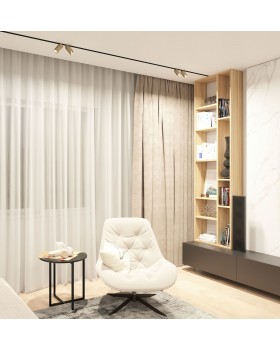 DK8012-BG Акцентный светильник SMART SPOT DOUBLE 2x9W DIM 3000K-6000K, матовое золото с черным-foto6