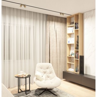 DK8012-BG Акцентный светильник SMART SPOT DOUBLE 2x9W DIM 3000K-6000K, матовое золото с черным-foto6