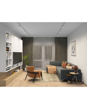 TR1001-WH Шинопровод однофазный, 1 м, белый, заглушки в комплекте-foto8