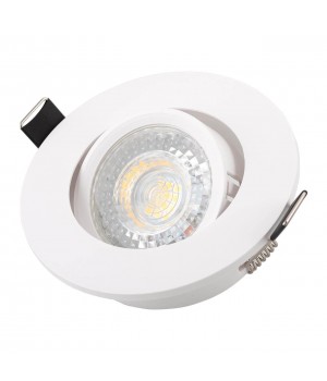 DK3020-WH Встраиваемый светильник, IP 20, 10 Вт, GU5.3, LED, белый, пластик-foto10