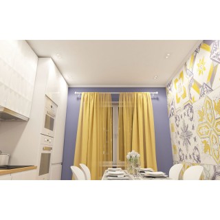 DK3072-WH+CH Встраиваемый светильник, IP 20, 10 Вт, GU5.3, LED, белый/хром, пластик-foto2