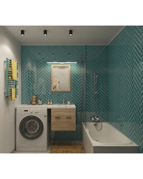 DK3007-BK Накладной светильник влагозащ., IP 44, 15 Вт, GU10, черный, алюминий-foto7