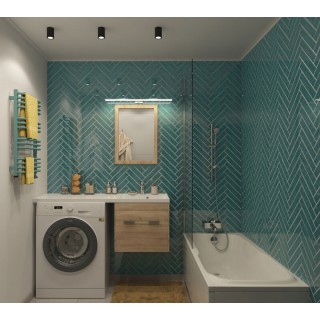 DK3007-BK Накладной светильник влагозащ., IP 44, 15 Вт, GU10, черный, алюминий-foto7