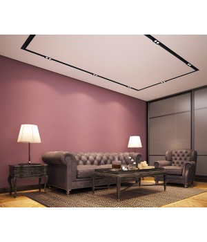 DK5850-BK Профиль Flod для создания декоративных ниш в натяжном потолке, алюминий, черный-foto6