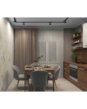 TR1001-BK Шинопровод однофазный, 1 м, черный, заглушки в комплекте-foto9