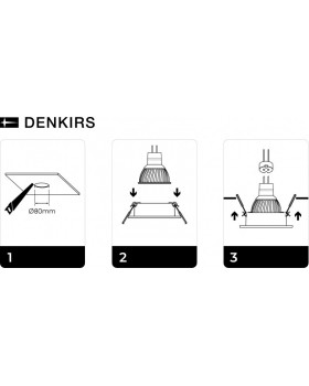 DK3020-WH Встраиваемый светильник, IP 20, 10 Вт, GU5.3, LED, белый, пластик-foto16
