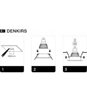 DK3020-WH Встраиваемый светильник, IP 20, 10 Вт, GU5.3, LED, белый, пластик-foto16