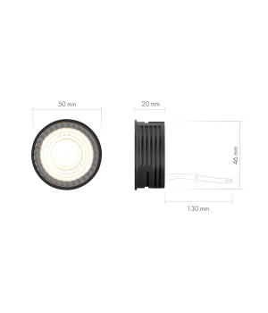 DK3000-7W-BK Светодиодный модуль черный керамический корпус-foto11