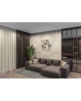 DK2050-SG Накладной светильник, IP 20, 15 Вт, GU5.3, матовое золото, алюминий-foto3