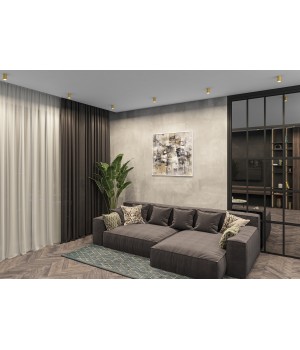 DK2050-SG Накладной светильник, IP 20, 15 Вт, GU5.3, матовое золото, алюминий-foto3