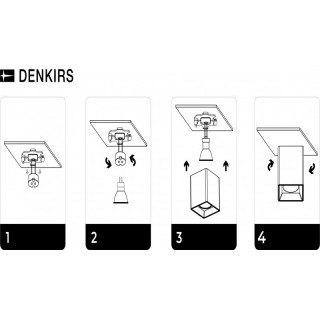 DK3030-BK Светильник накладной IP 20, 10 Вт, GU5.3, LED, черный, пластик-foto3