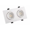 DK3022-WH Встраиваемый светильник, IP 20, 10 Вт, GU5.3, LED, белый, пластик