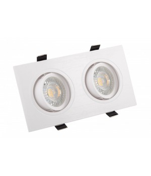 DK3022-WH Встраиваемый светильник, IP 20, 10 Вт, GU5.3, LED, белый, пластик-foto7