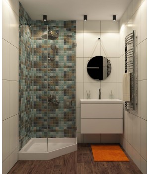 DK3007-BK Накладной светильник влагозащ., IP 44, 15 Вт, GU10, черный, алюминий-foto5