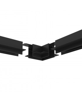 TR2112-BK Угол потолок-потолок встраиваемый под ГКЛ SMART, черный-foto2