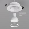 DK3029-WH Встраиваемый светильник, IP 20, 10 Вт, GU5.3, LED, белый, пластик