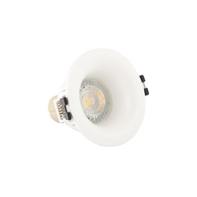 DK3024-WH Встраиваемый светильник, IP 20, 10 Вт, GU5.3, LED, белый, пластик