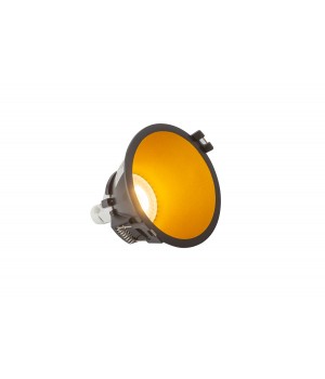 DK3026-BG Встраиваемый светильник, IP 20, 10 Вт, GU5.3, LED, черный/золотой, пластик-foto8
