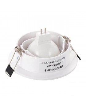 DK3020-WH Встраиваемый светильник, IP 20, 10 Вт, GU5.3, LED, белый, пластик-foto9