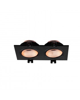 DK3072-BBR Встраиваемый светильник, IP 20, 10 Вт, GU5.3, LED, черный/бронзовый, пластик-foto3