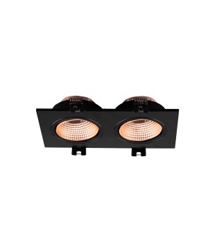 DK3072-BBR Встраиваемый светильник, IP 20, 10 Вт, GU5.3, LED, черный/бронзовый, пластик-foto3