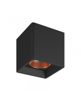 DK3080-BBR Светильник накладной, IP 20, 10 Вт, GU5.3, LED, черный/бронзовый, пластик-foto4