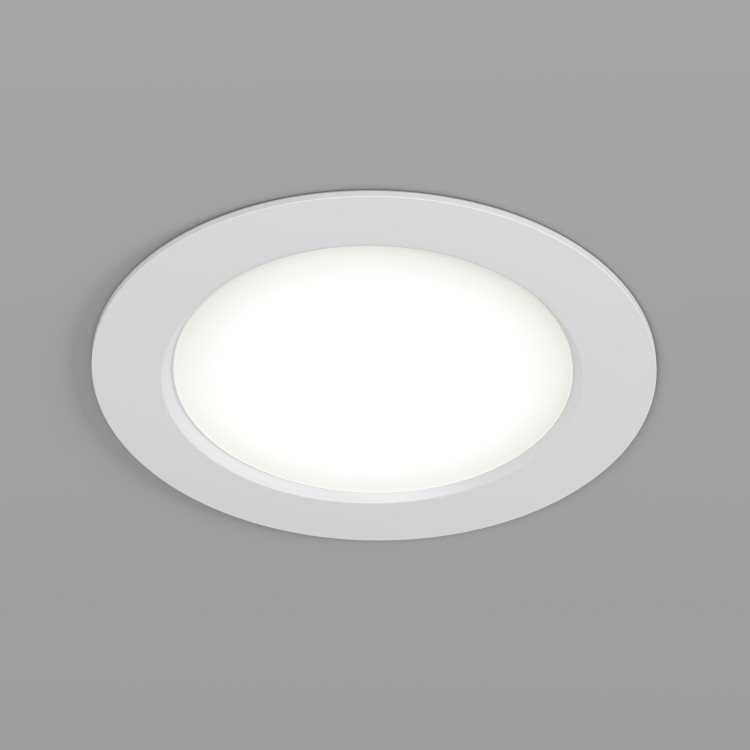 DK3049-WH Встраиваемый светильник, IP 20, 7Вт, LED, белый, пластик