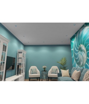 DK3061-WH+СY Встраиваемый светильник, IP 20, 10 Вт, GU5.3, LED, белый/голубой, пластик-foto2