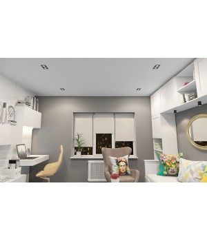 DK3072-BK+WH Встраиваемый светильник, IP 20, 10 Вт, GU5.3, LED, черный/белый, пластик-foto3