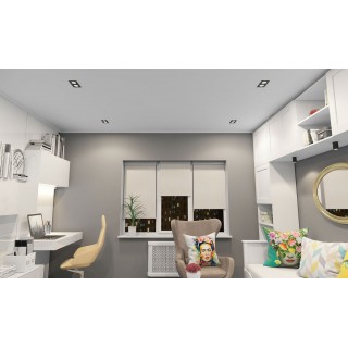 DK3072-BK+WH Встраиваемый светильник, IP 20, 10 Вт, GU5.3, LED, черный/белый, пластик-foto3