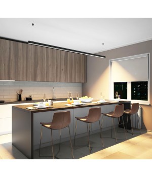 DK9253-BK Линейный светильник 62W 2500mm 3000K, черный-foto9