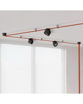 DK5540-BK Поворотный светильник для трека-ремня Belty, серия Spot, со светодиодом, D100*H107мм, 48V DC, 12W, RA90, 38°, 4000K, IP20, черный, алюминий-foto4