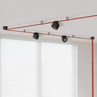 DK5540-BK Поворотный светильник для трека-ремня Belty, серия Spot, со светодиодом, D100*H107мм, 48V DC, 12W, RA90, 38°, 4000K, IP20, черный, алюминий-foto4