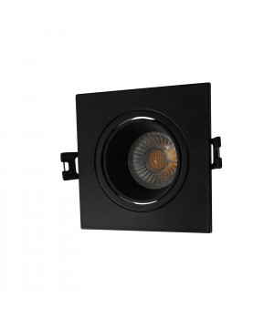 DK3071-BK Встраиваемый светильник, IP 20, 10 Вт, GU5.3, LED, черный/черный, пластик